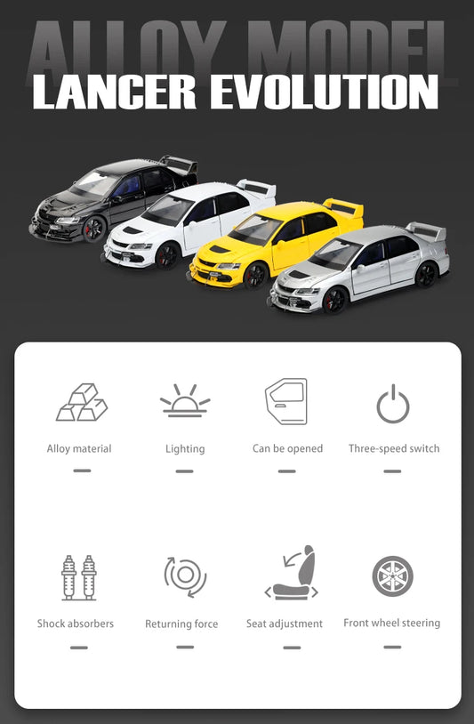 Mitsubishi Lancer Evolution 1:32 Model Car