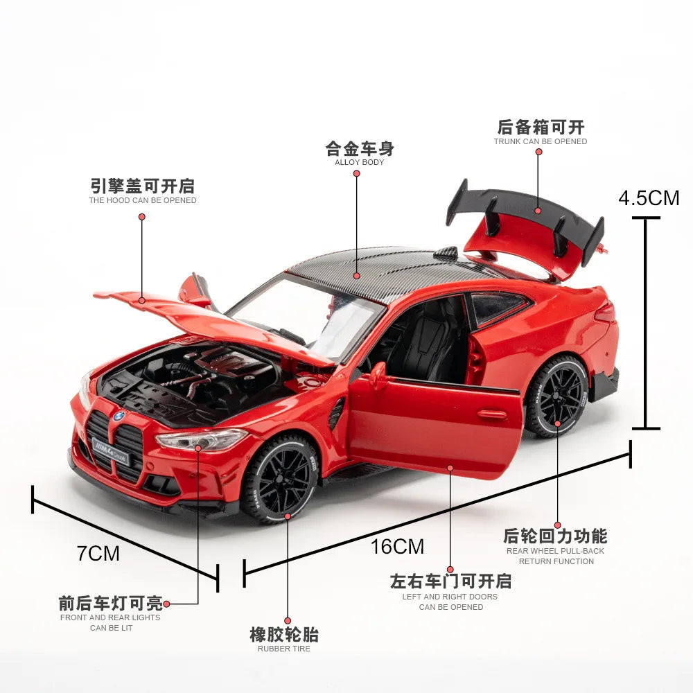 BMW M4 Coupe Model Car 1:32