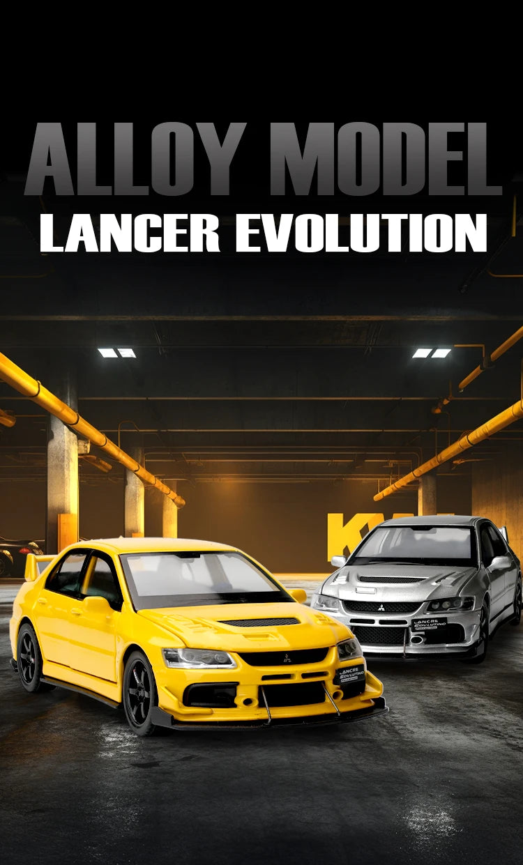 Mitsubishi Lancer Evolution 1:32 Model Car