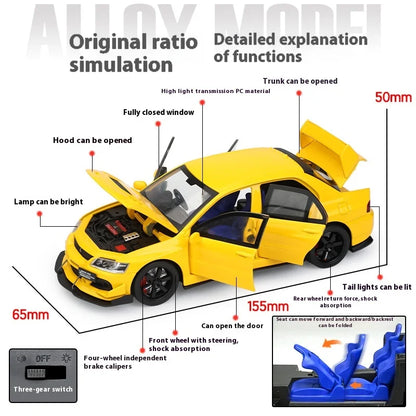 Mitsubishi Lancer Evolution 1:32 Model Car