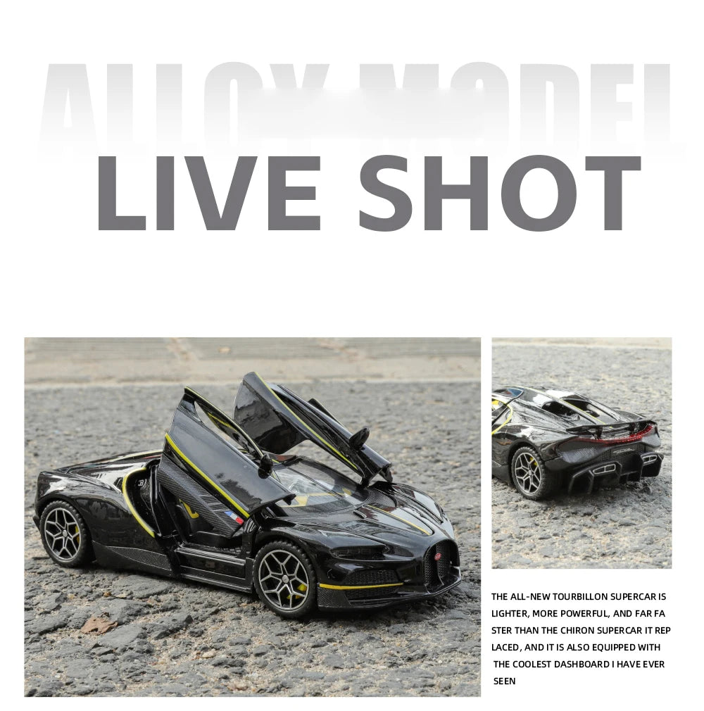 Bugatti Tourbillon V16 Model Car 1:32